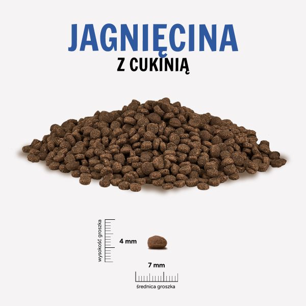 Karma sucha dla psa PAKA ZWIERZAKA jagnięcina z cukinią S 3 kg