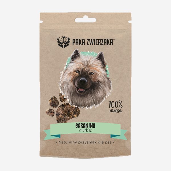 Przysmak dla psa PAKA ZWIERZAKA chunkies baranina 100% 70 g