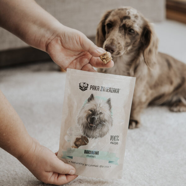 Przysmak dla psa PAKA ZWIERZAKA chunkies baranina 100% 70 g