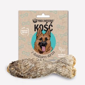 Gryzak dla psa PAKA ZWIERZAKA Kość z dodatkiem dorsza M- 12 cm 45 g
