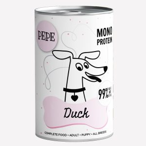 Karma mokra dla psa PEPE duck 99% kaczka 400 g