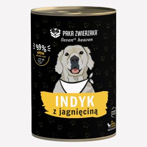 Karma mokra dla psa PAKA ZWIERZAKA Seven'th Heaven indyk z jagnięciną 400 g