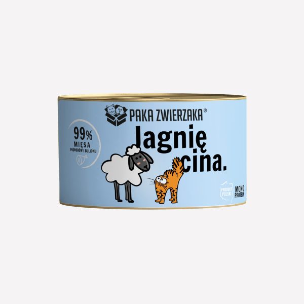 Karma mokra dla kota PAKA ZWIERZAKA jagnięcina 200 g