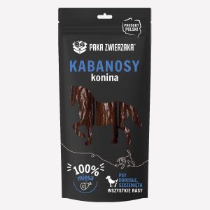 Przysmak dla psa PAKA ZWIERZAKA kabanosy koń 3 szt. 80 g