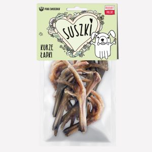 Gryzak dla psa PAKA ZWIERZAKA SUSZKI kurze łapki 10 szt.