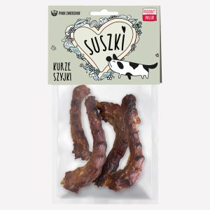 Gryzak dla psa PAKA ZWIERZAKA SUSZKI szyjki kurze 100 g