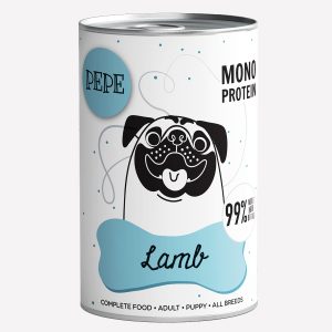 Karma mokra dla psa PEPE lamb 99% jagnięcina 400 g