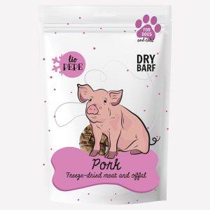 Przysmak dla psa i kota Lio PEPE pork hearts wieprzowe serca 60 g