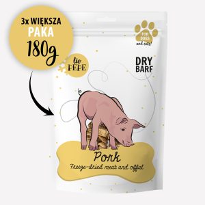 Przysmak dla psa i kota Lio PEPE pork XL polędwiczka wieprzowa 180 g