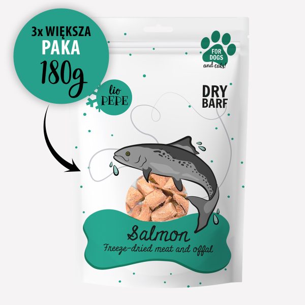 Przysmak dla psa i kota Lio PEPE salmon filet z łososia 180 g