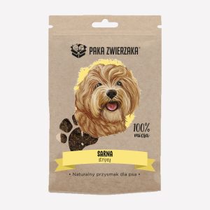 Przysmak dla psa PAKA ZWIERZAKA stripsy sarna 100% 70 g