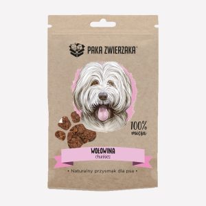 Przysmak dla psa PAKA ZWIERZAKA chunkies wołowina 100% 70 g