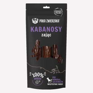 Przysmak dla psa PAKA ZWIERZAKA kabanosy zając 3 szt. 80 g