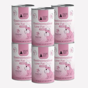 ZESTAW Karma mokra dla psa PEPE VET Gastrointestinal Low Fat Duck (kaczka) 6x400g