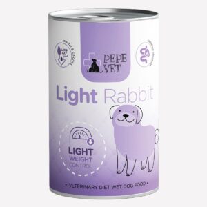 Karma mokra dla psa PEPE VET Light Rabbit (królik) 400g