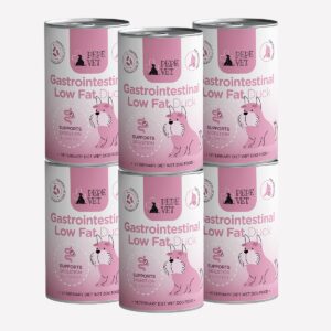 ZESTAW Karma mokra dla psa PEPE VET Gastrointestinal Low Fat Duck (kaczka) 6x400g