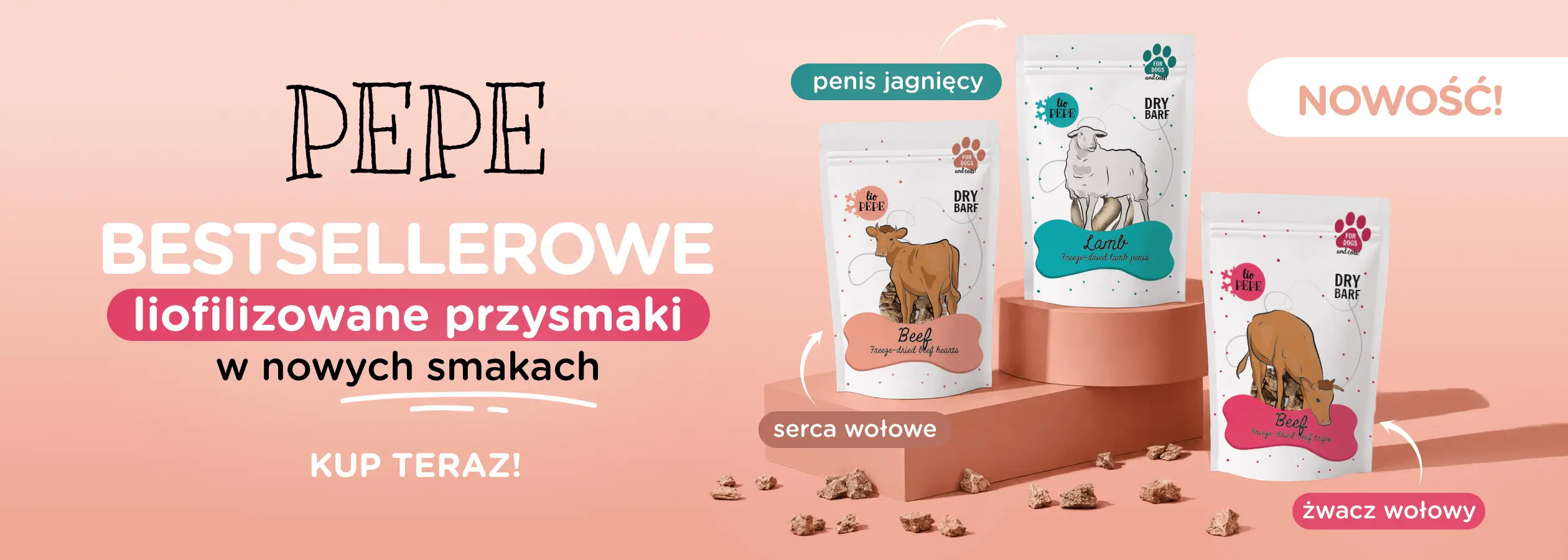 Liofilizowane przysmaki | Paka zwierzaka
