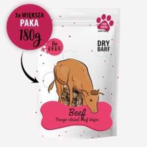 Przysmak dla psa i kota Lio PEPE Beef tripe żwacz wołowy 180 g