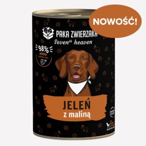 Karma mokra dla psa PAKA ZWIERZAKA Seven’th Heaven jeleń z maliną 400 g